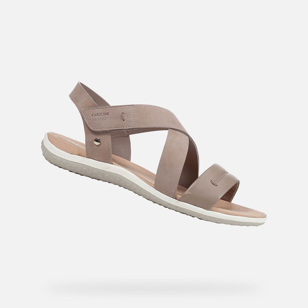 Sandalias Geox Senhora Bege - Vega - QSAJO4675